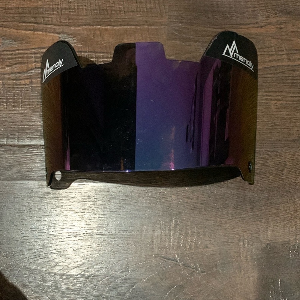 Blue and Purple football Visor